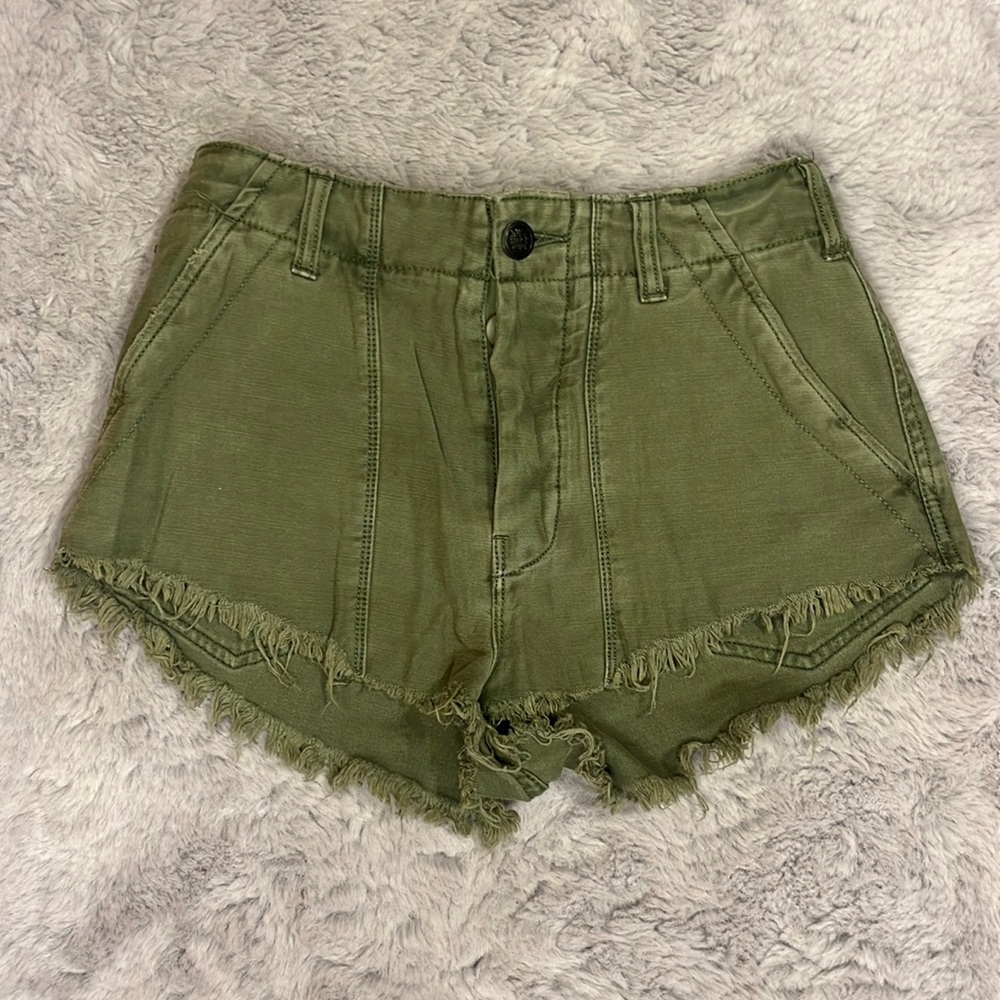 Free People Green Shorts